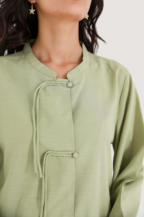 TOP WITH BELL SLEEVE DETAIL