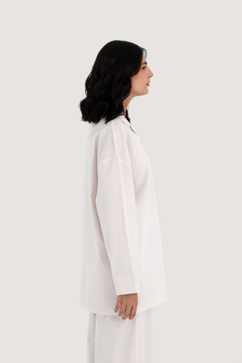 OVERSIZED BUTTON DOWN TOP