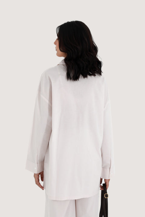 OVERSIZED BUTTON DOWN TOP