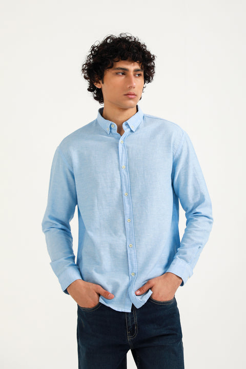 BUTTON DOWN DOBBY SHIRT