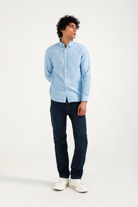 BUTTON DOWN DOBBY SHIRT