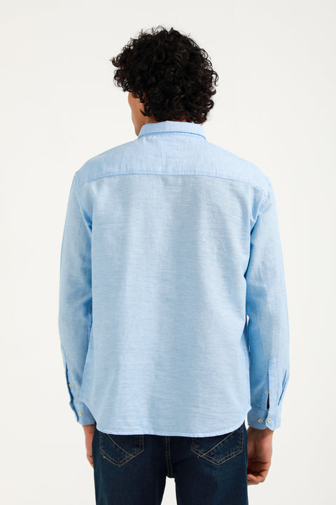 BUTTON DOWN DOBBY SHIRT