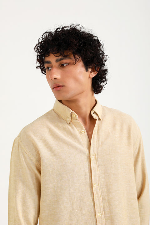 BUTTON DOWN DOBBY SHIRT