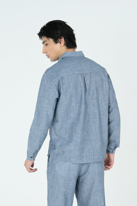 RELAXED FIT LINEN SHIRT