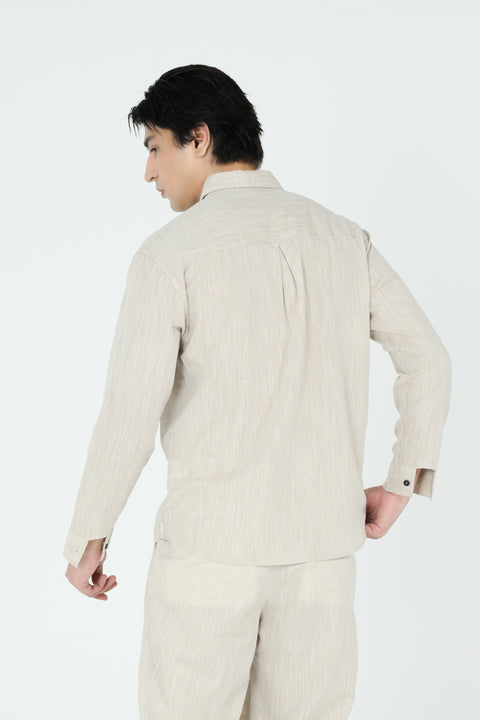 RELAXED FIT LINEN SHIRT
