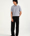 TEXTURED KNITTED POLO