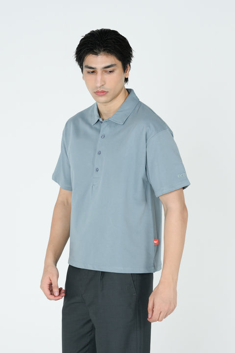 RELAXED FIT TERRY POLO