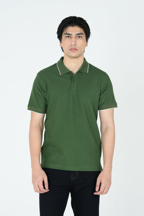 TEXTURED TIPPING POLO
