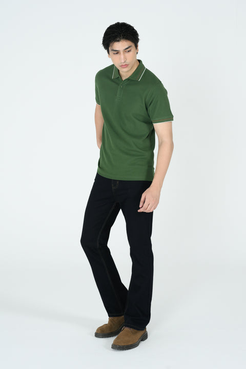 TEXTURED TIPPING POLO