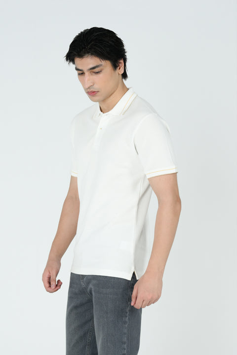 TEXTURED TIPPING POLO