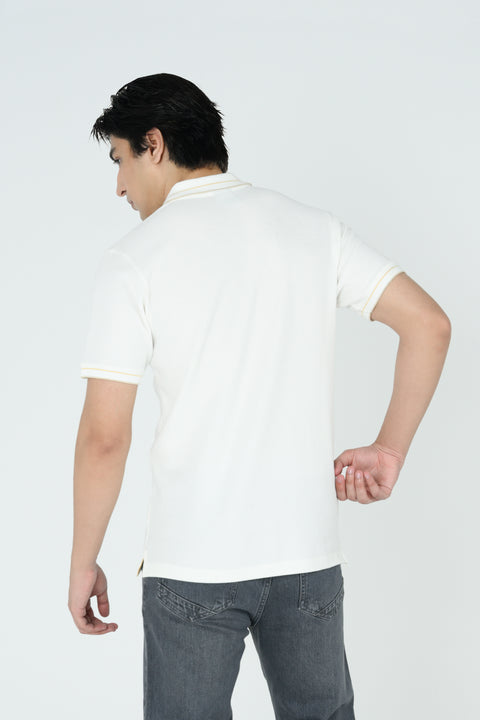 TEXTURED TIPPING POLO