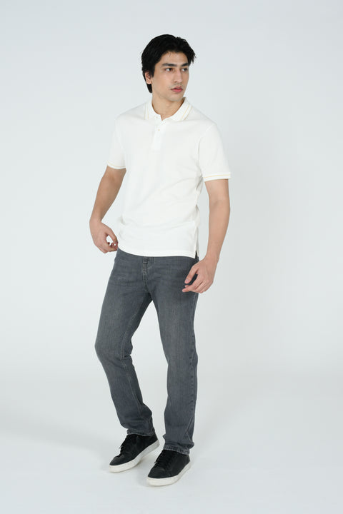 TEXTURED TIPPING POLO