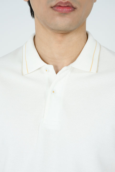 TEXTURED TIPPING POLO