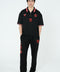 BOXY FIT ZIP PLACKET GRAPHIC POLO