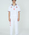 BOXY FIT ZIP PLACKET GRAPHIC POLO