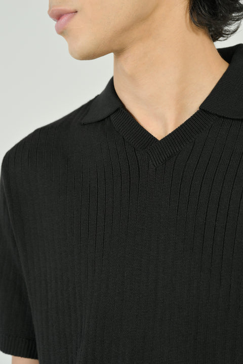 JOHNNY COLLAR KNITTED POLO