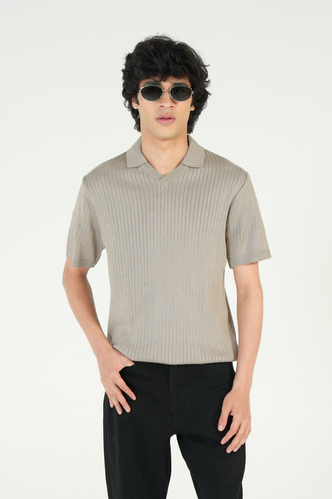 JOHNNY COLLAR KNITTED POLO