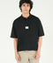 BOXY FIT ZIP EMBROIDERED POLO