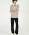 TEXTURED STRIPED POLO