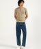SLIM CROPPED TEXTURED HENLEY
