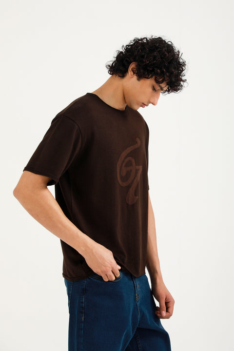 RELAXED FIT KNITTED TEE