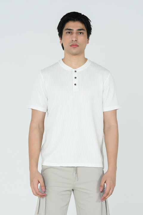 TEXTURED HENLEY