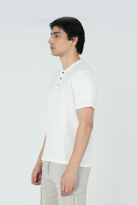 TEXTURED HENLEY