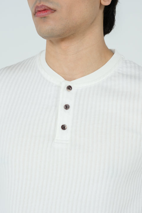 TEXTURED HENLEY