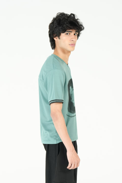 MESH GRAPHIC TEE