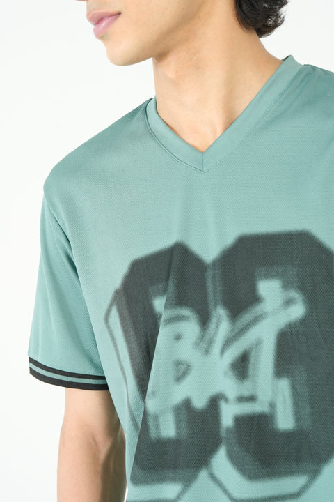 MESH GRAPHIC TEE