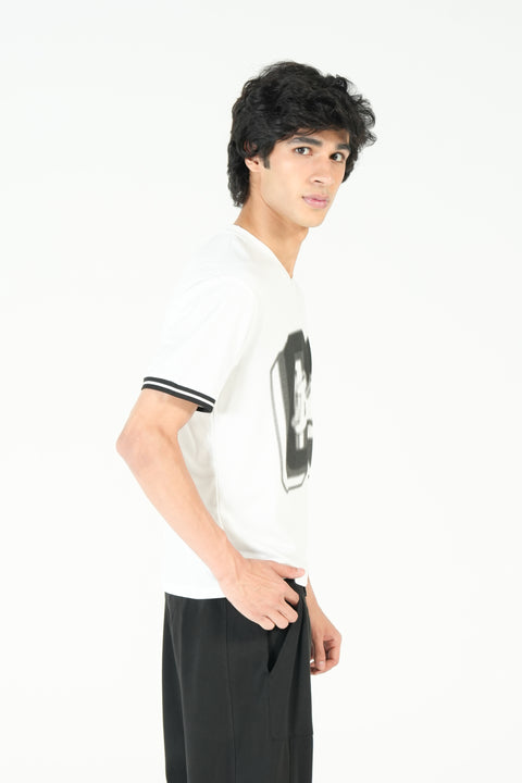 MESH GRAPHIC TEE