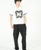 MESH GRAPHIC TEE