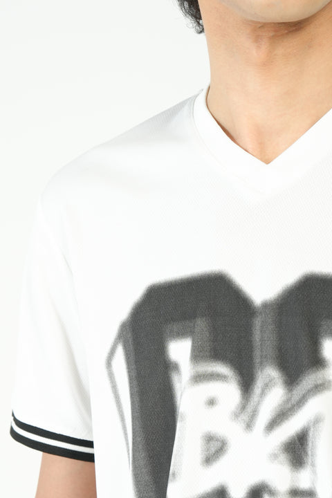 MESH GRAPHIC TEE