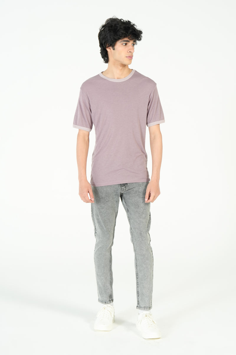CONTRAST RIB SUPER SOFT TEE