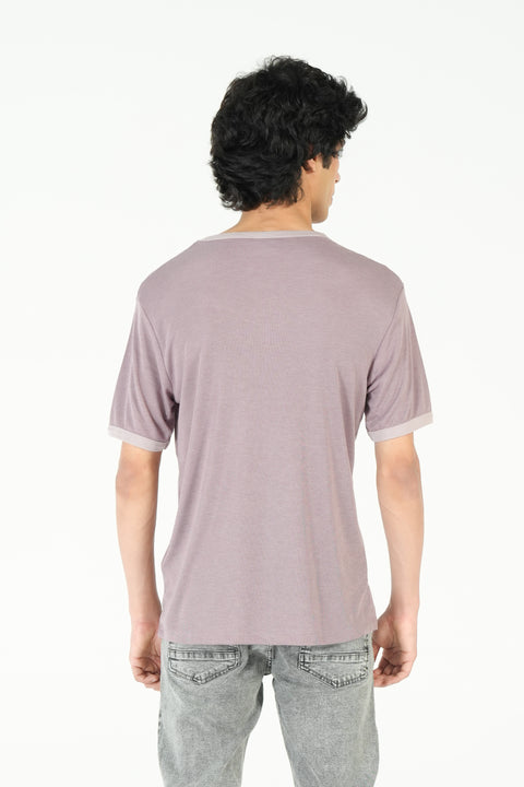 CONTRAST RIB SUPER SOFT TEE
