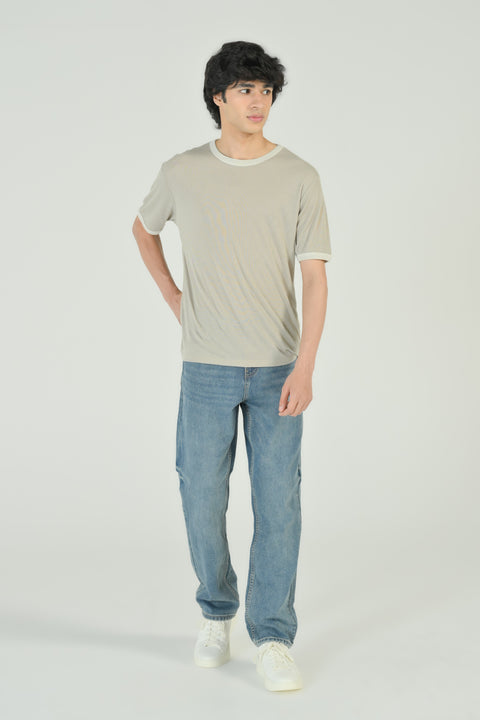 CONTRAST RIB SUPER SOFT TEE
