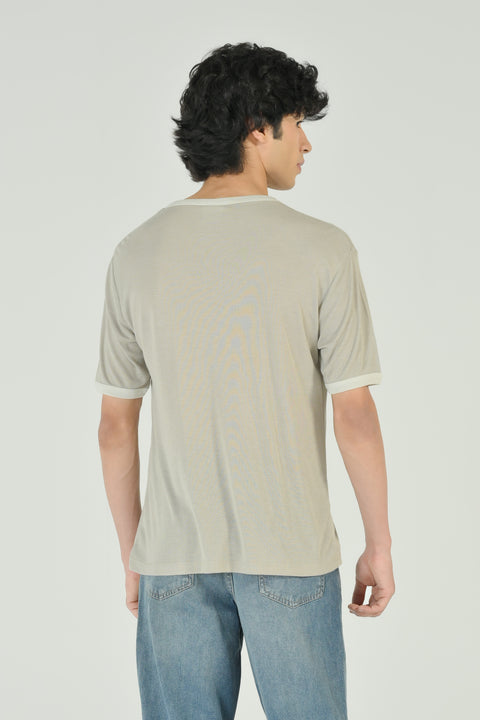 CONTRAST RIB SUPER SOFT TEE