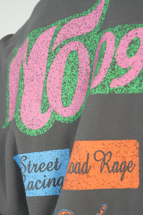BOXY FIT TEXTURED GRAPHIC TEE