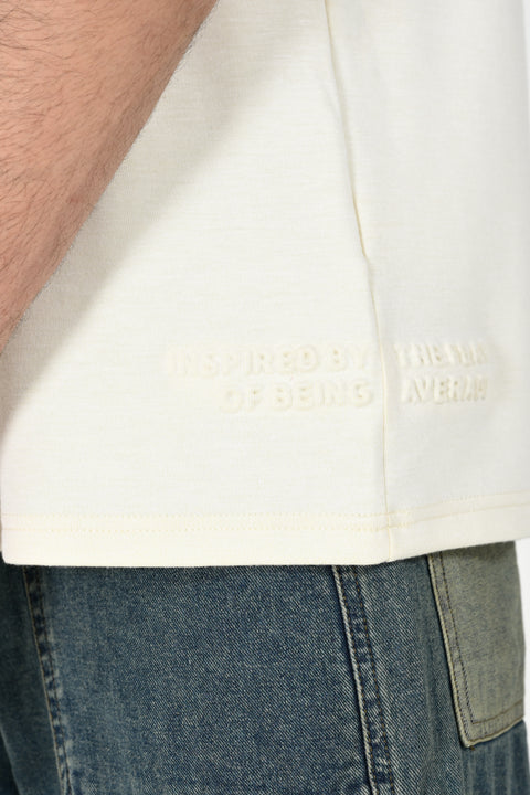 SUPER SOFT EMBOSSED GRAPHIC TEE