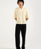 BOXY FIT RESORT COLLAR DOBBY SHIRT
