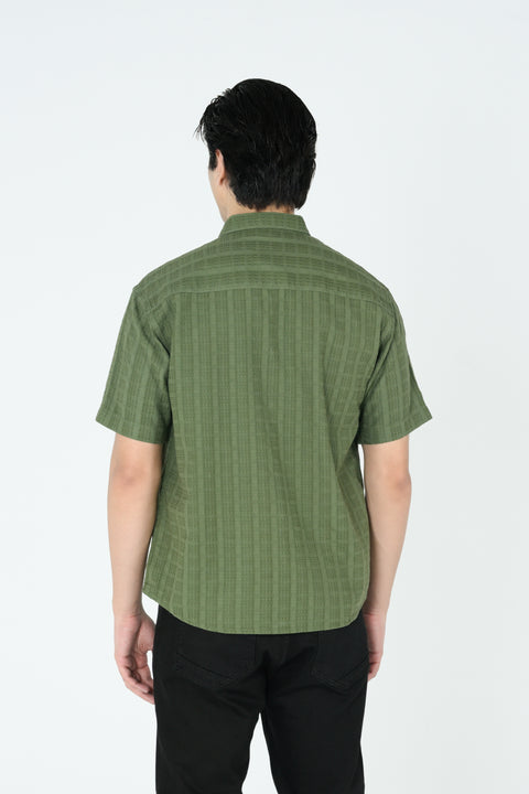 RELAXED FIT JACQUARD SHIRT