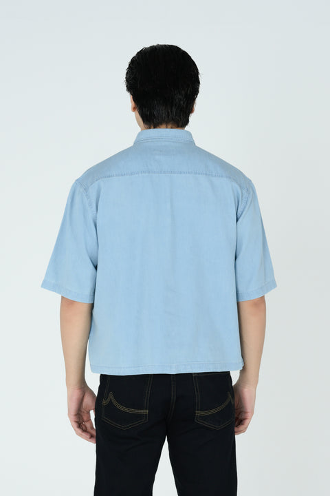 BOXY FIT DENIM SHIRT