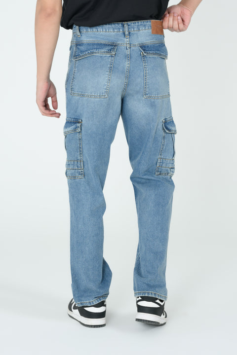 ORIGINAL STRAIGHT FIT CARGO DENIM