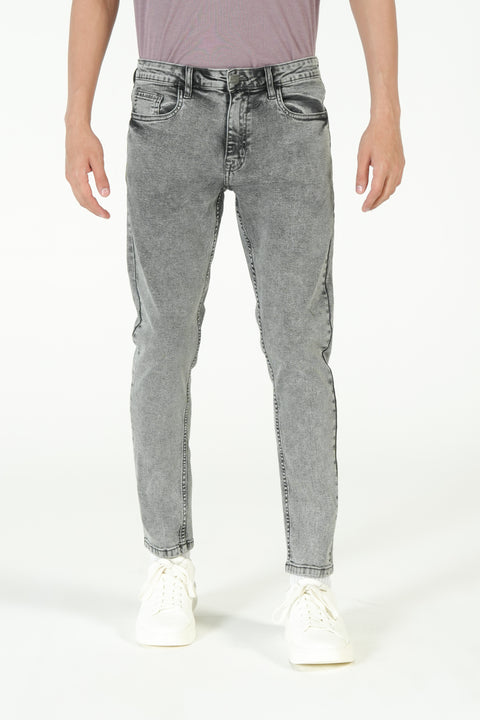 STRETCH CROPPED FIT DENIM