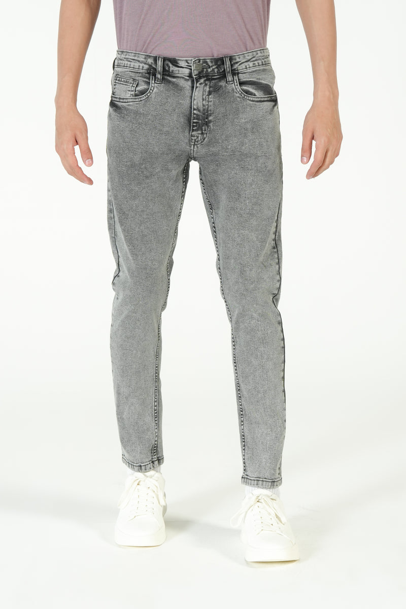 STRETCH CROPPED FIT DENIM