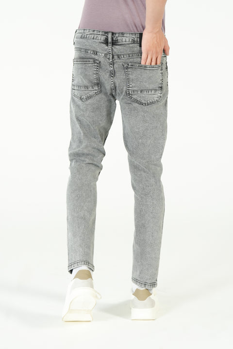 STRETCH CROPPED FIT DENIM