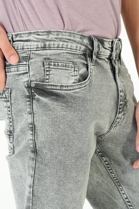 STRETCH CROPPED FIT DENIM