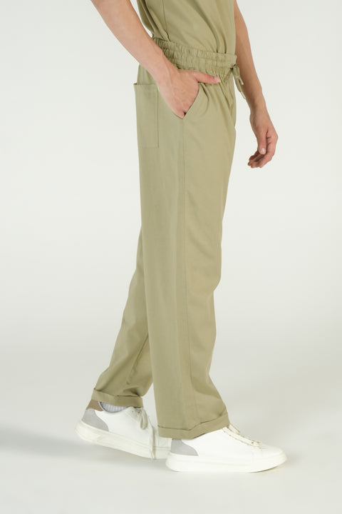 BAGGY FIT DOUBLE SIDE DRAW CORD TROUSER