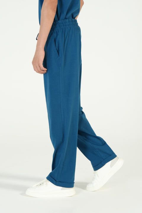 BAGGY FIT DOUBLE SIDE DRAW CORD TROUSER