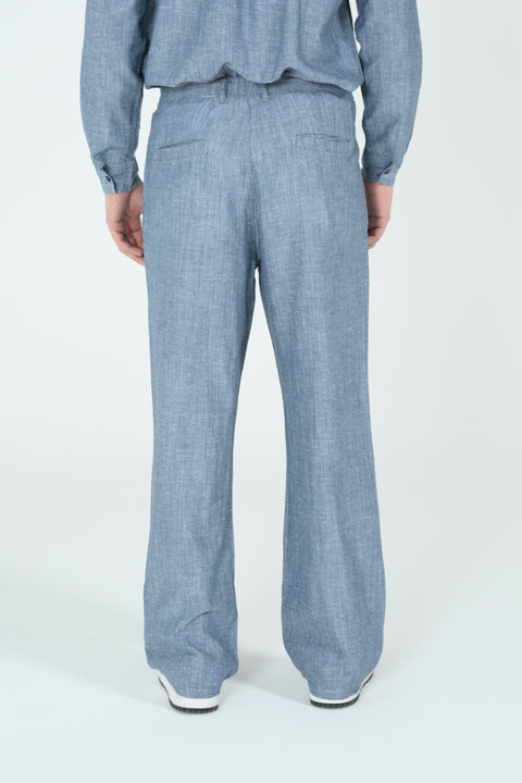 WIDE LEG LINEN TROUSER